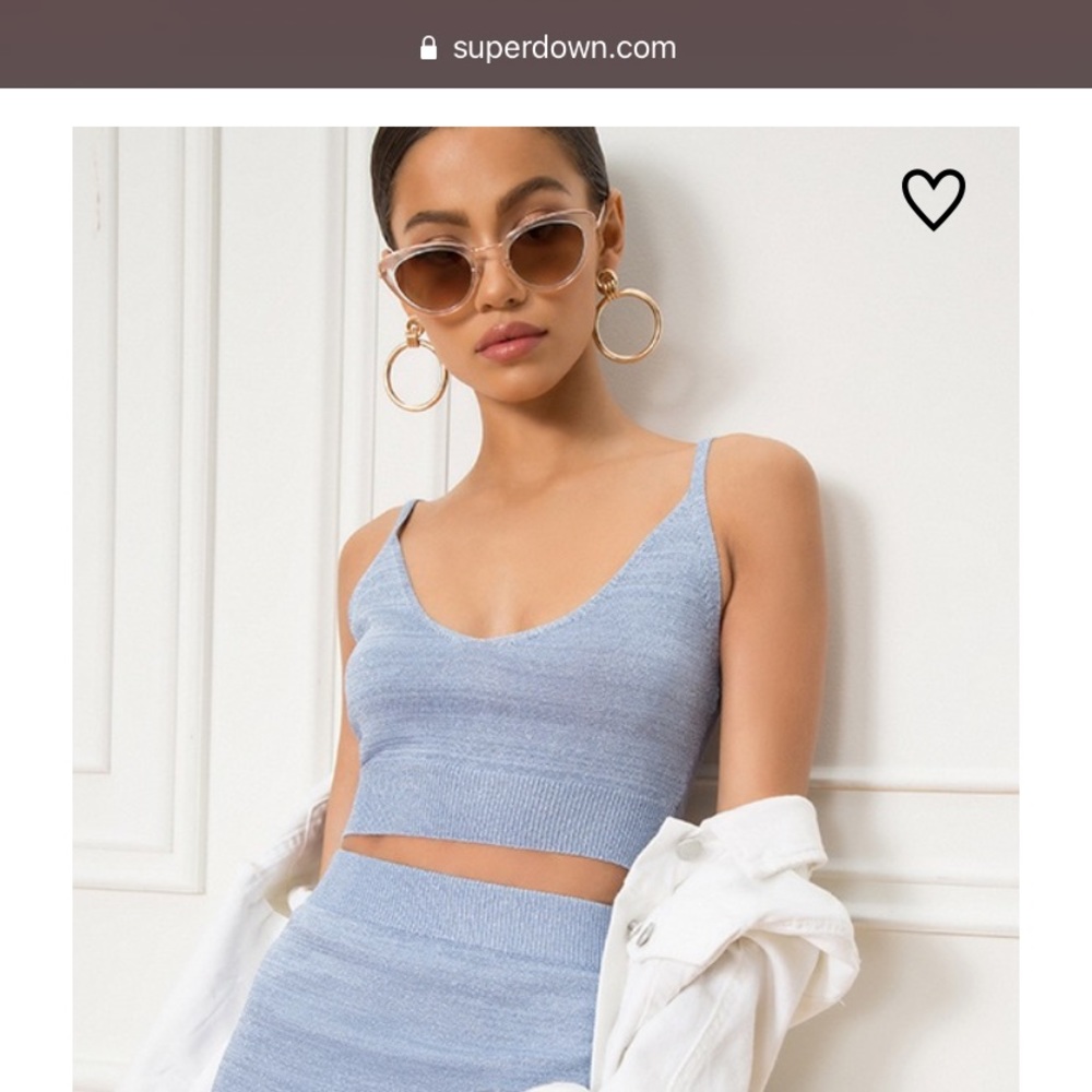 Superdown Knit Crop - Picture 2 of 4